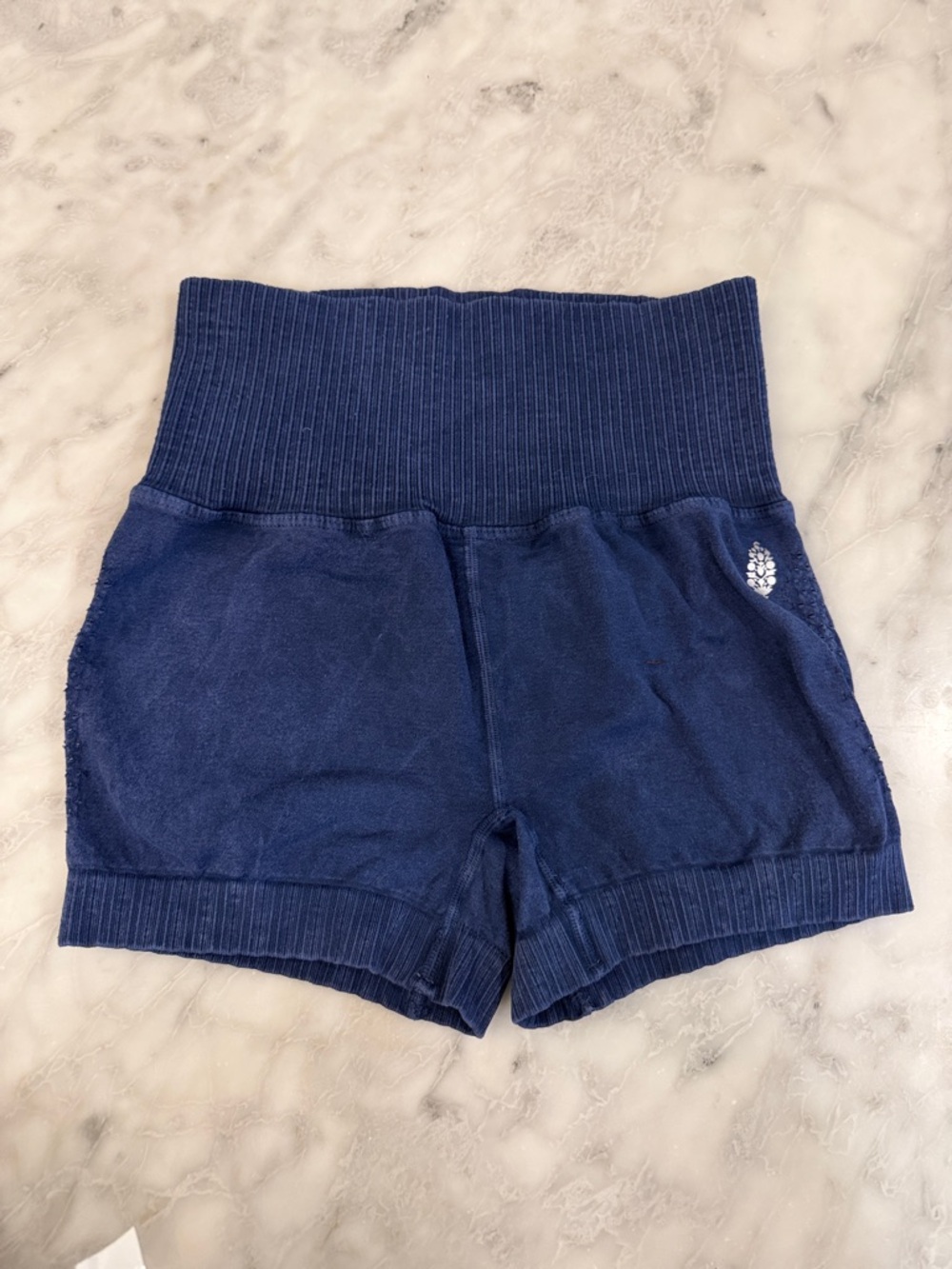 FP Movement by Free People Navy High-Waist Athletic Shorts